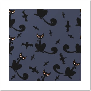 Cat Pattern Posters and Art